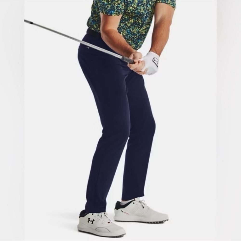 Under Armour Blue Matchplay Loose Golf Pants 30W